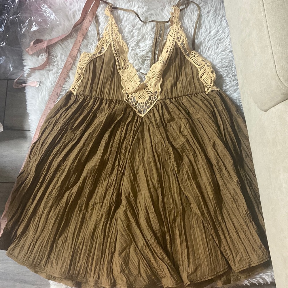 New Free People Large dress with tags color Martini